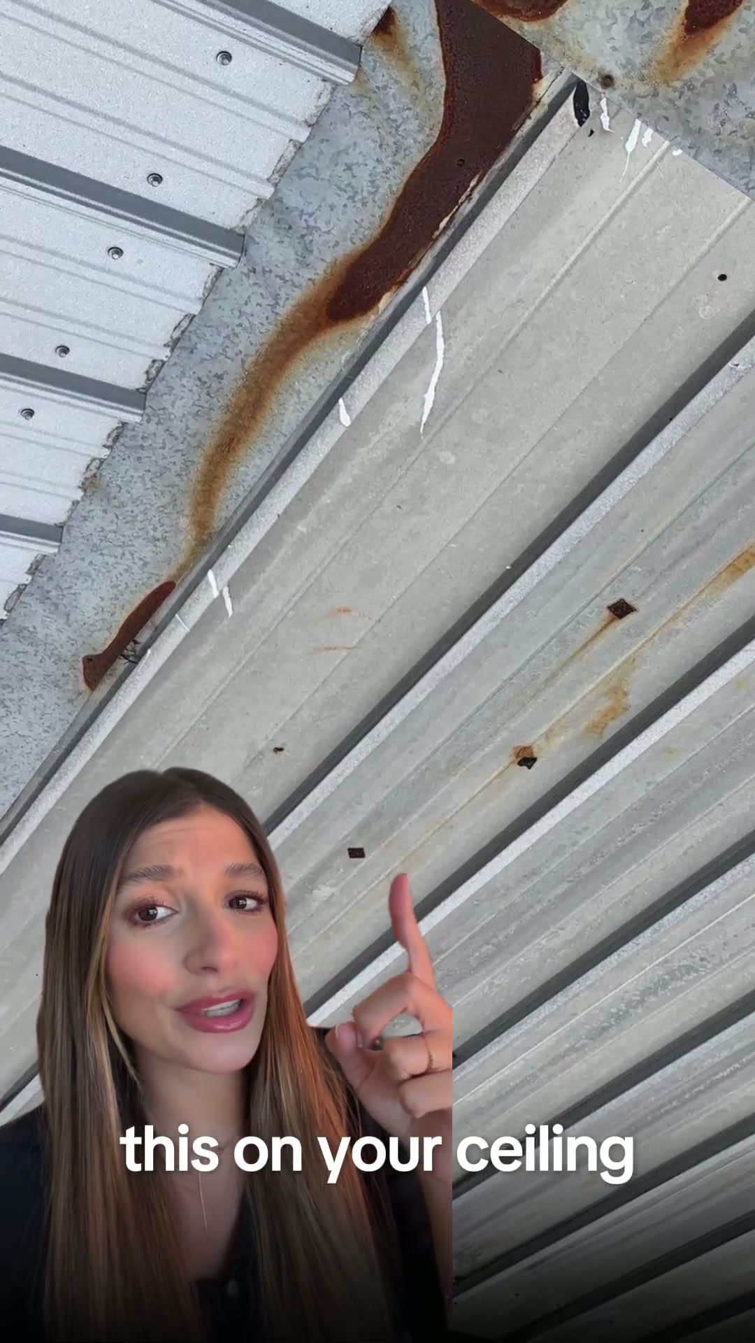 Still frame from Roof Damage Callout UGC Ad
